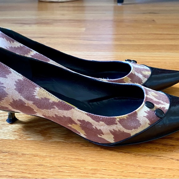 Marc by Marc Jacobs animal print pumps with kitten heels size 6 - Picture 4 of 5